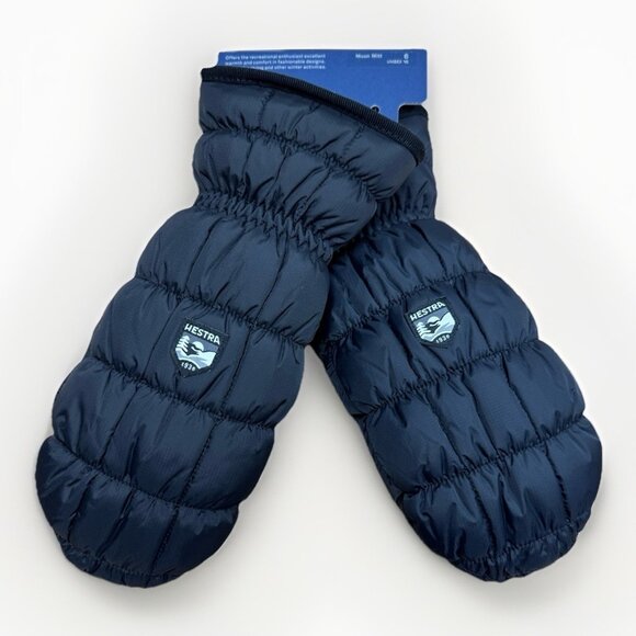 HESTRA Women's Moon Mittens Insulated Winter Gloves PrimaLoft Snow size XS/6 NEW - Picture 1 of 12
